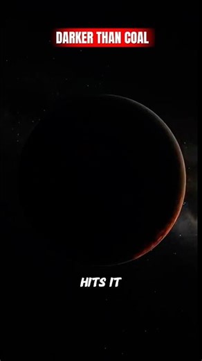 The Darkest Planet Ever Discovered #shorts