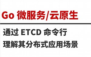 【Go 微服务/云原生】ETCD特点及应用场景、ETCD集群容器化安装、ETCD 命令行理解分布式应用场景