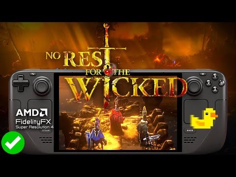 No Rest For The Wicked Steam Deck: FSR4 + Lossless Scaling Performance
