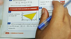 17K views · 147 reactions | ‏‎Al moufid En Mathématiques 3AC LA PAGE 64 EXERCICE 6 Théorème de PYTHAGORE 3ème Année Collège #3APIC #3AC #3PIC‎‏ الجزء ‏2‏ | Maths Facile Prof Belkhouad - الرياضيات ببساطة | Facebook
