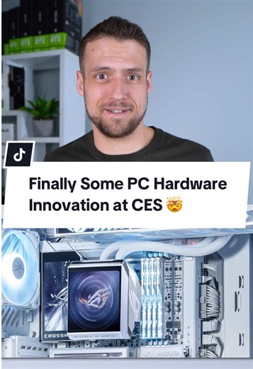 Finally a consumer product announced at the Consumer Electronics Show 🤖 #PCBuild #GamingPC #PCBuilding #CES #ASUS