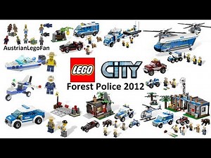 All Lego City Forest Police Sets 2012 - Lego Speed Build Review