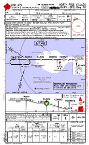 Jeppesen Commemorative Charts Special Edition: Santa’s Charts