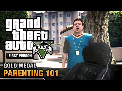 GTA 5 - Mission #72 - Parenting 101 (Optional Mission) [First Person Gold Medal Guide - PS4]
