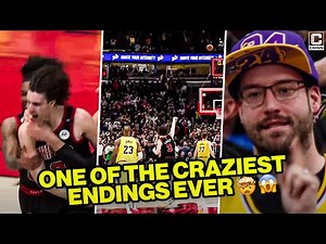 Bulls vs. Lakers INSANE final minute | Josh Giddey half-court buzzer-beater🤯