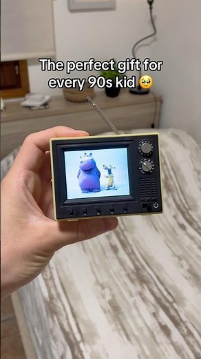 This Mini TV brings nostalgia to your hands 🥹📺✨ #minitv #retrotv #nostalgia #memories #cartoons
