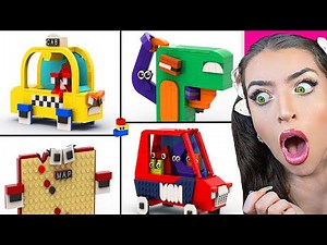 Making ALPHABET LORE Words With LEGO?! (CRAZIEST ART CREATIONS EVER!)