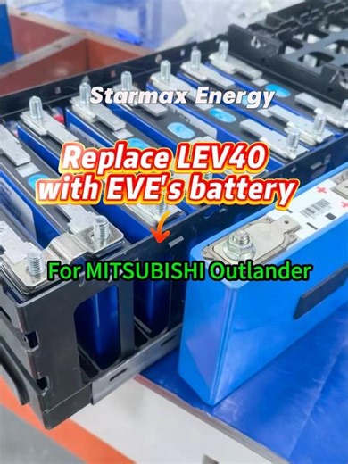 MITSUBISHI Outlander genuine LEV40 battery replacement EVE lithium battery #outlander #mitsubishi