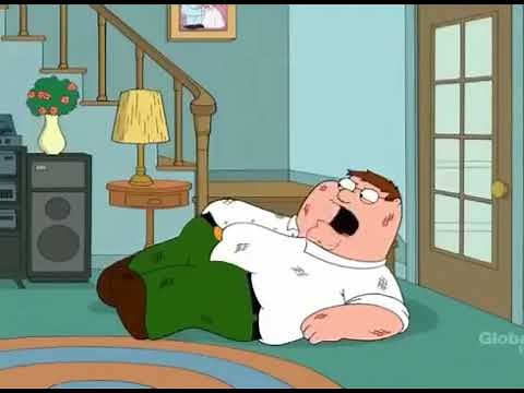 Family Guy-Peter Falls Down Stairs (UNCENSORED)