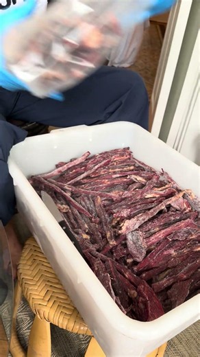 Beef Jerky process #fyp #food #meat