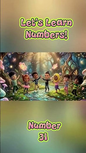Let’s Learn Numbers! Counting to 31 🌟✨ #Shorts