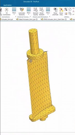 Automated FEM meshing for turbine assemblies