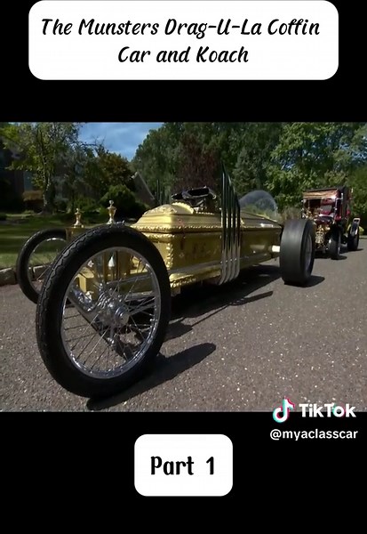The Munsters Drag-U-La Coffin Car and Koach !! #cars #hotrods #oldcar #classiccars #usa