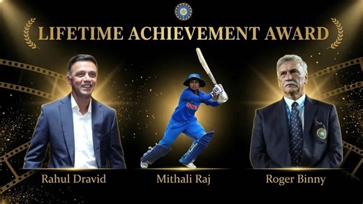 BCCI to honour Roger Binny, Rahul Dravid and Mithali Raj with Lifetime Achievement Awards at Naman Awards 2026