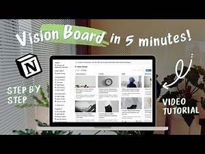 Notion Vision Board Template Tutorial (Simple Setup for Beginners)