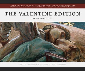 ArtStation - The Valentine Edition (2024) Procreate Kit | Brushes