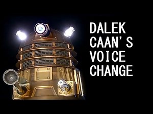 Why does this Dalek's voice change?