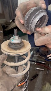 struts mount sound fixed replacement guide #mechanic #automotive #suspension #struts #fbreels2025ツ #fbreelsfypシ゚viralfbreelsfypシ゚viral | Mechanical Tips