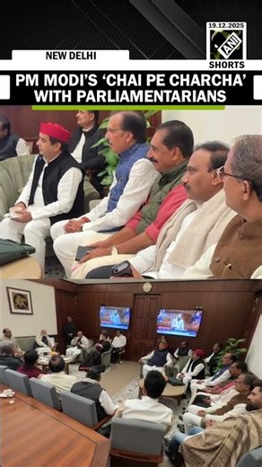 Om Birla's 'Chai pe Charcha' with PM Modi, Priyanka Gandhi, MPs on conclusion of Winter session