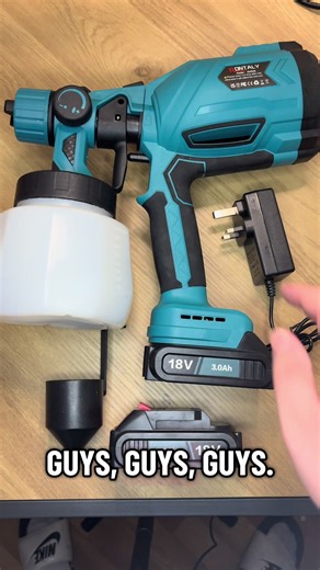 This paint sprayer will get your painting done in no time. #painting #sprayer #diy #shed #workshop