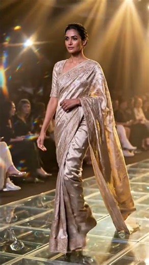 #AI fashion show sarees #AI saree ramp walk #CGI fashion show# #IndiaIndian saree runway AI