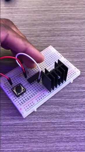How to drive a 12V DC Fan using using IC 4017 and MOSFET #engineer