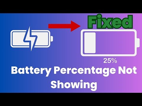 Fix Battery Percentage Not Showing on Windows 11 | Easy Steps to Display Battery Icon 🔋