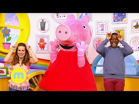 Jen and Nathan with Peppa Pig | Big Birdy Bing Bong Bop | Dance | Milkshake!