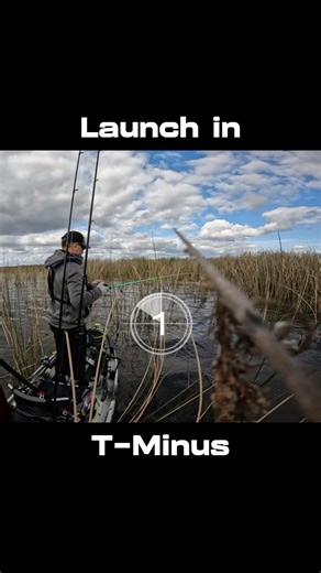 Mission Control…We have liftoff🫡 thanks to @GamblerLures Why Not #kayakfishingtips #kayakfishing ​⁠