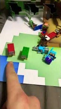 Адвент календарь Lego Minecraft день 19 #lego #minecraft #обзорлего