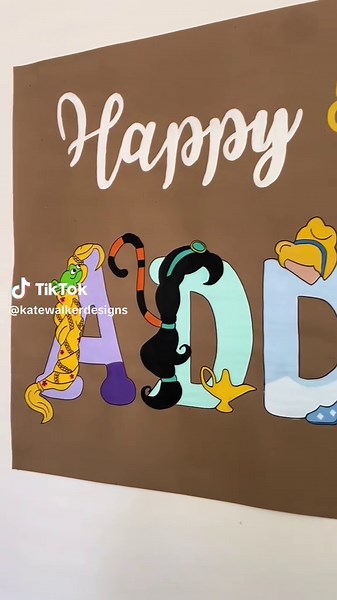 Hand-Painted Birthday Banner Ideas for Addison