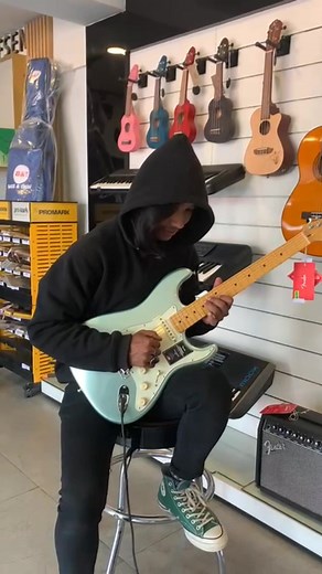 Experience the power and versatility of the Fender American Professional II Stratocaster HSS, loaded with brand-new V-Mod II pickups and a Double Tap humbucker and played by the one and only Ridesh Tamang! #BassAndTrebleNepal #YamahaNepa #YamahaMusic #Fender #Guitar #MusicGear #Music #foryoupage #goviral #fyp