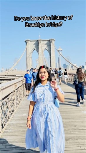 History of the Brooklyn Bridge in 1 Minute 🌉 | New York Story.