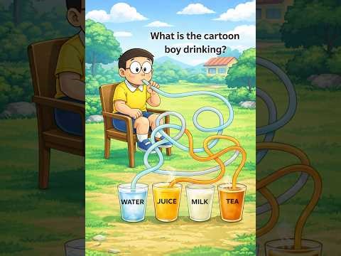 Can You Solve This Tricky Puzzle? 🧠 Water vs Juice vs Milk vs Tea