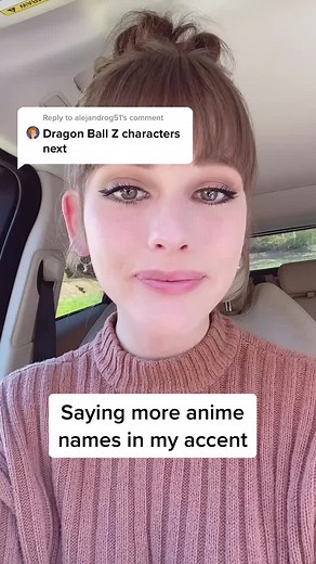 Anime Character Names Pronounced in Unique Accent | TikTok
