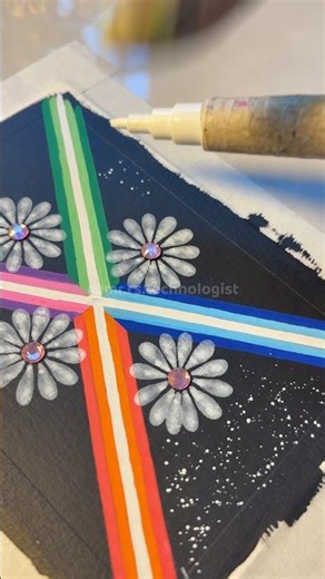 Easy painting with markers!🎨 #paintingideas #markerart #artideas #acrylicpainting #viralshorts