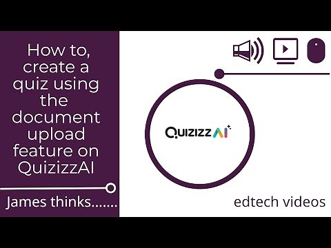 How to, create a quiz using the document upload feature on QuizizzAI #AI #Quizizz