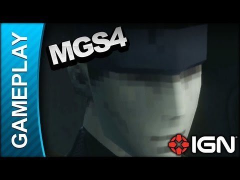 Metal Gear Solid 4 - Shadow Moses Flashback - Gameplay