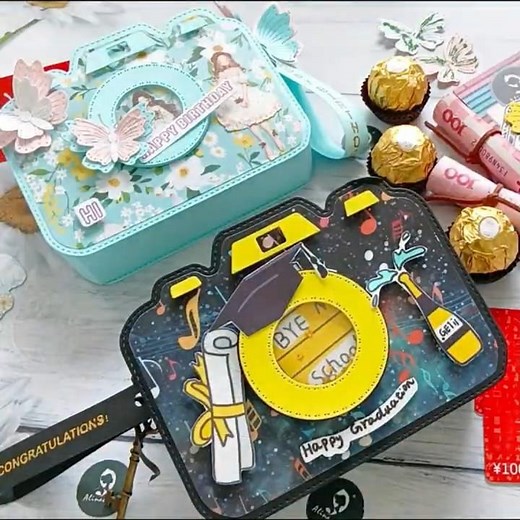 1set metal die cutting 3 ways to play #giftbox #album #cardmaking #alinacraft #papercraft #amazon