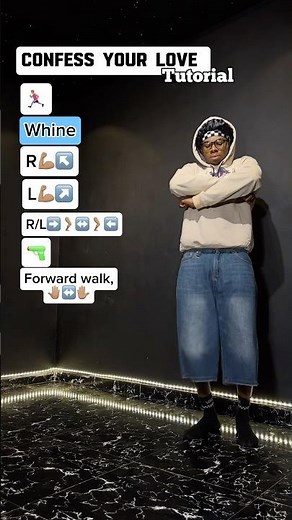 Confess your love dance tutorial ✅ #shorts #tutorial