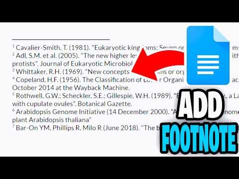 How To Add Footnote In Google Docs! - Tutorial