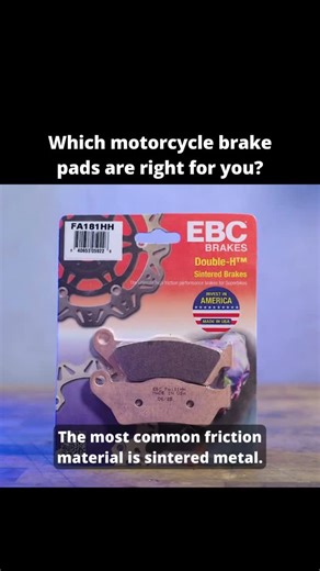 RevZilla on Instagram: "Which motorcycle brake pads are right for you?⁠ Watch the new episode of The Shop Manual with Ari Henning @revzilla link in bio.⁠ •⁠ What’s the best brake pad for your motorcycle and the way you ride it? In this episode of The Shop Manual Ari explains the pros and cons of sintered, semi-metallic, and organic brake pads to help you figure out which brake pad will work best for you. ⁠ ⁠ #TheShopManual #TSM #RevZilla #CommonTread #motorcycle #moto #motorcyclemaintenance #mai