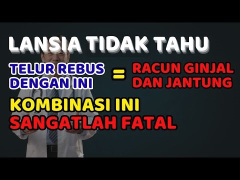 LANSIA PERHATIKAN‼️CARA MAKAN TELUR REBUS YANG AMAN UNTUK GINJAL & VITALITAS LANSIA‼️