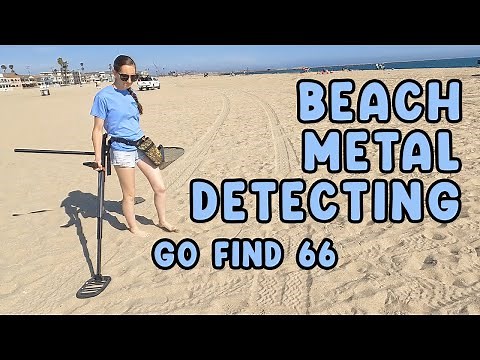 Beach Metal Detecting | Minelab Go Find 66 Metal Detector