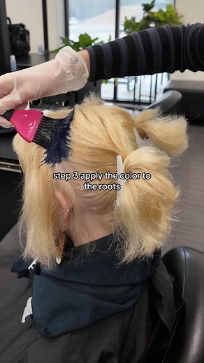 how i created my viral blue and blonde color blocking hair as a baby stylist & cosmetology student!! ੈ✩‧₊˚ p.s thank you so so much for all of the love and support on my previous videos. it makes me so so happy seeing how much you all love watching my cosmetology school content. i can’t wait to take you all this journey to getting my cosmetology lisence this summer!! we are just getting started!! so much more fun hair coming soon!✩‧₊˚ #bluehair #bluehairdontcare #colorblock #althair #vividhairco