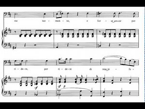 Hai già vinta la causa (Le Nozze di Figaro - W. A. Mozart) Score Animation
