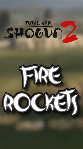 Total war shogun 2: fire rockets in total war #totalwarshogun2 #totalwar #shorts