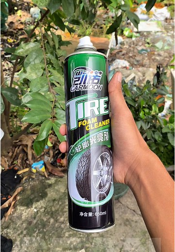 Tire foam cleaner #tire #tires #tirecleaner