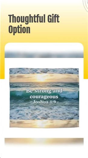 Be Strong & Courageous Microfiber Duvet Cover — Positive Bible Quote Bedding