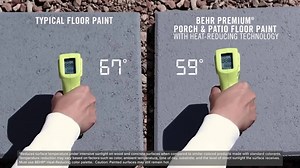 BEHR PREMIUM 1 gal. #HRT-06 Backyard Shade Low-Lustre Enamel Int./Ext. Porch & Patio Floor Paint with Heat-Reducing Technology 621001